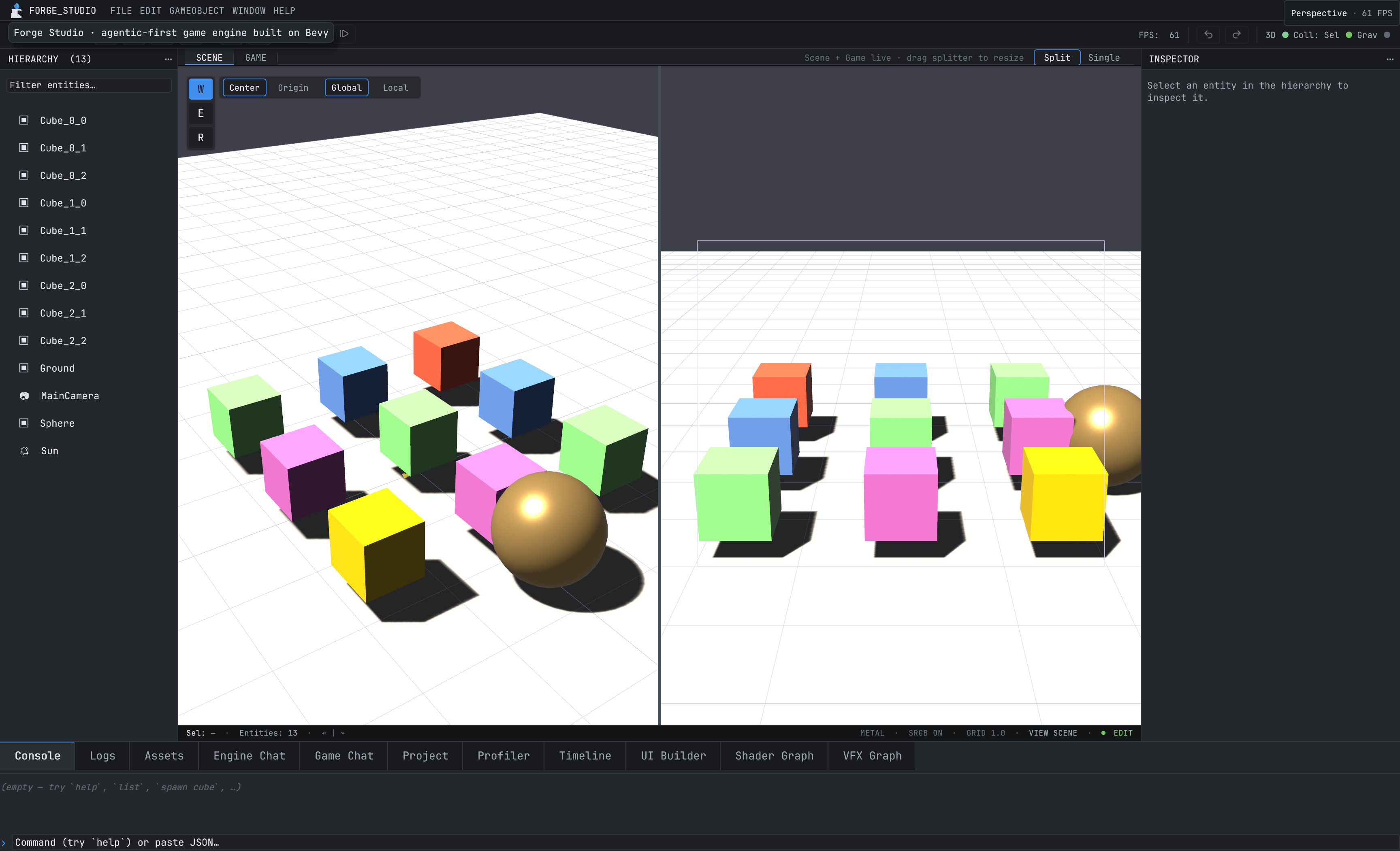 Forge Studio editor